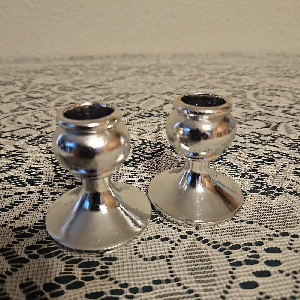 Lenox Pewter Candlestick Holders